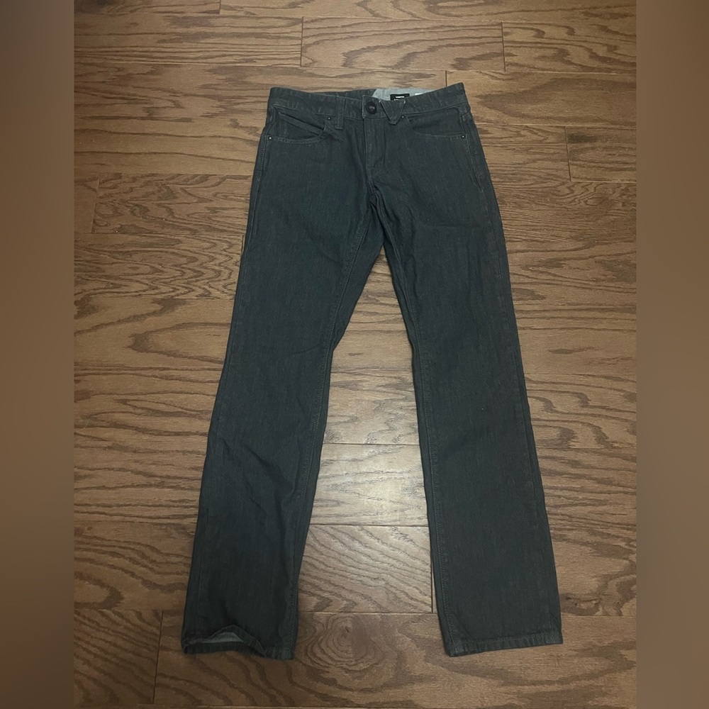 Volcom Vorta Washed Black Lightweight Denim Jean